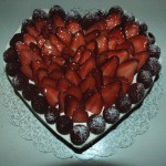 Valentine's cheesecake